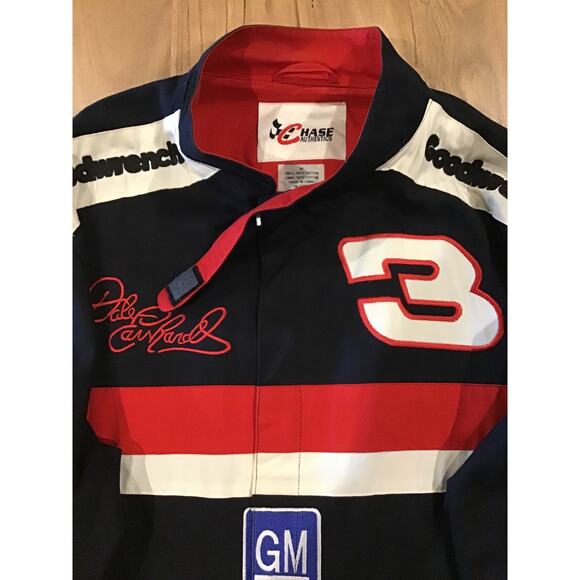 Dale Earnhardt #3 GM Goodwrench Jacket Mens Sz Medium Vintage Nascar Race Coat - Picture 5 of 6